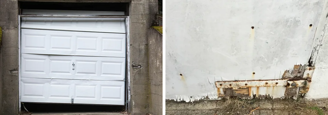 Rotten Commercial Garage Door Repair in Coquitlam, BC