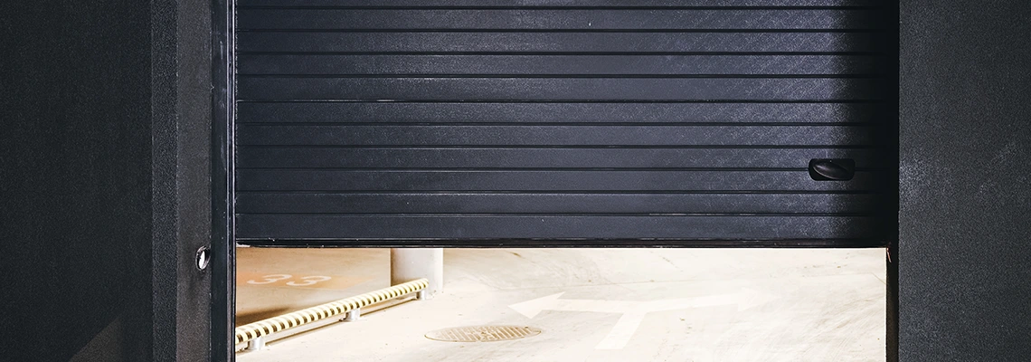 Residential Black Garage Door Installation in Coquitlam, BC