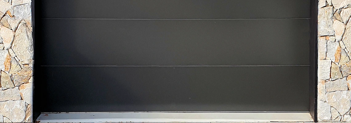 Overhead Black Garage Door Installation in Coquitlam, British Columbia